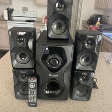 700W 5.1 Home Theater System Surround Sound Speakers w/ Subwoofer Bobtot B48