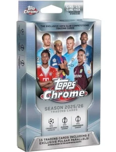 Topps Chrome UCC Hanger Box 2025-26 - SEALED ✅