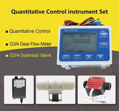Digital Fuel Flow Meter OF06ZAT Oval Gear PPS Oil High Sensor Precision Control
