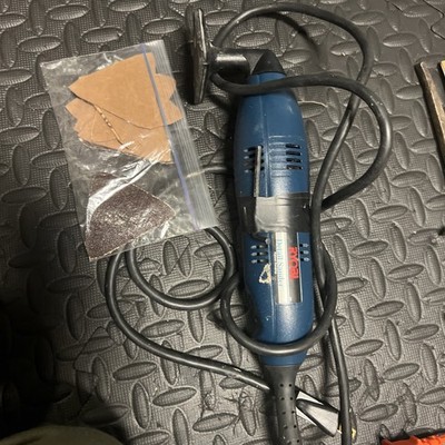 Ryobi Detail Sander / Lock Key Taped To It With Some Sand Paper Triangles