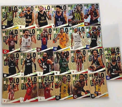 Panini TOP CLASS 2025 EuroLeague Turkish Airlines Special Inserts HOLO GIANTS