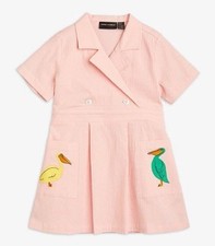 Mini Rodini Organic Cotton Pelican Dress. NWOT Size 1.5-3 Years