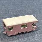 Vintage Matchbox Lesney No. 23 Trailer Caravan Pink Camper Made in England
