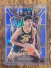 2023-24 Panini Select Ben Sheppard Rookie Blue Flash Prizm /99 #333 RC Pacers