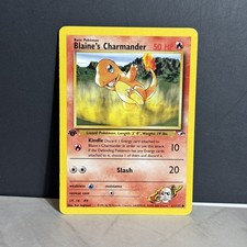 Pokemon Card - Blaine's Charmander Gym Heroes 61/132 Common 1st Edition