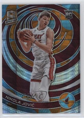 2022 Spectra Rookies Asia Blue & Orange Prizm 5/49 Nikola Jovic Rookie RC 1c5x