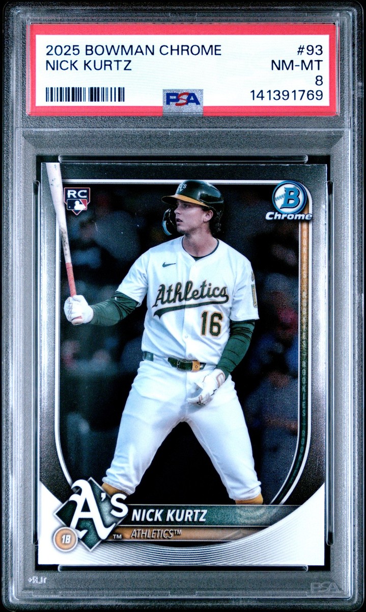 2025 Bowman Chrome - Nick Kurtz, Nick Kurtz #93 (RC) for sale