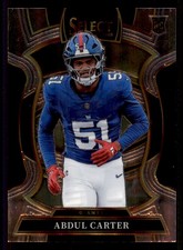 2025 Panini Select #95 Abdul Carter New York Giants