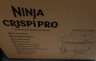 Ninja CRISPi PRO XL Glas-Heißluftfritteuse Stone Gold Inkl Rechnung AS090EUSD