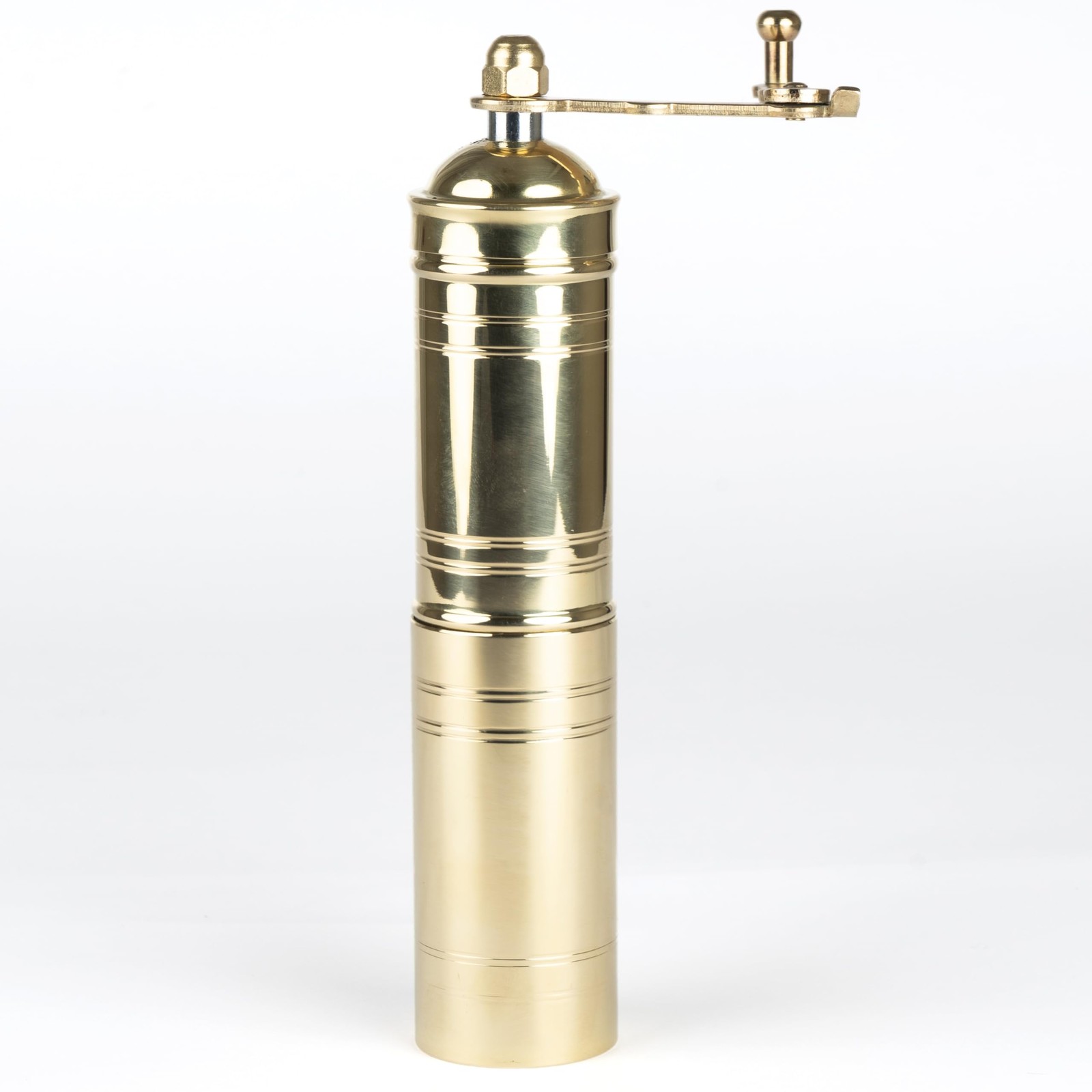 Turkish Brass Manual Coffee Grinder for Kitchen Decor and Fresh Brews