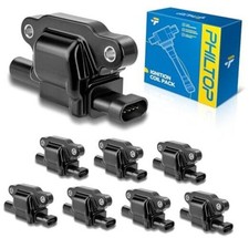 UF413 Ignition Coil 8 Packs, Square Compatible with Yukon Silverado Tahoe