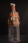 Antique African Mask Ade Oba / Crown Yoruba Nigeria, Africa, 2788