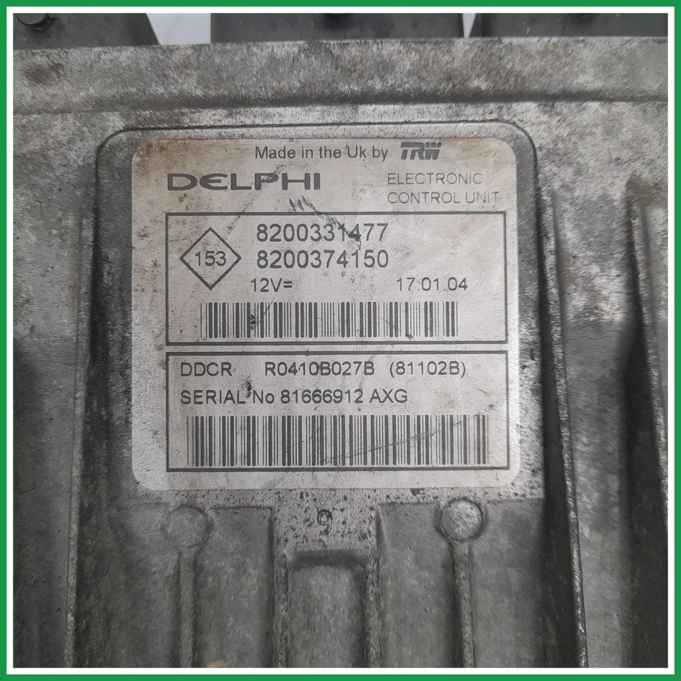 Centralina Iniezione Delphi R0410B027B Renault Clio II 8200623310 2001 2008   - Immagine 4 di 4