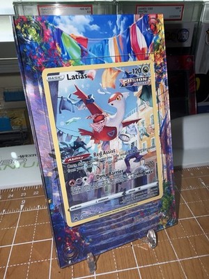 Latias Crown Zenith GG20/GG70 Ultra Rare Pokemon Extended Art Case