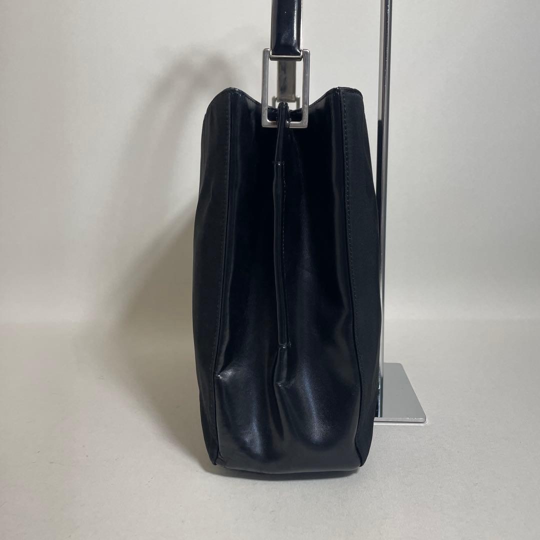 2601 177 Prada One Shoulder Bag Nylon Leather Black thumbnail 4