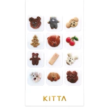 KITTA Clear Sticker Tape Set – Transparent Decorative Stickers from Japan KIT021