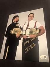 JSA Irwin R Schyster IRS Autographed 8x10 Signed Photo Mike Rotunda WWE 254
