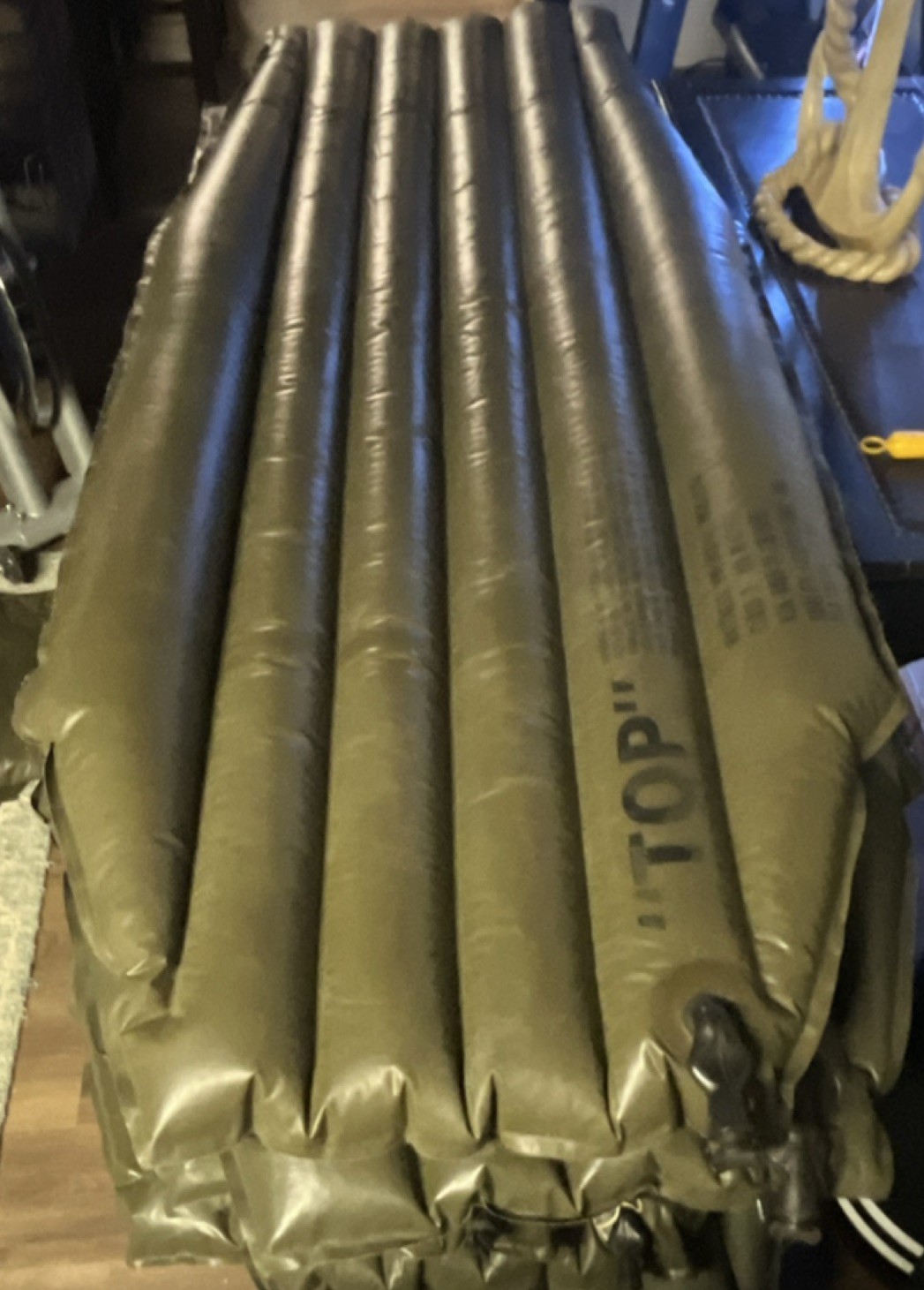 MIlitary Pneumatic Insulated Air Mattress MIL-M-43968 NSN 8465-01-136-5855 