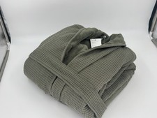 NWT Pottery Barn Waffle Weave Resort Robe Cozy Soft , Small, Loden Green