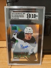 Matias Maccelli 2022-23 Skybox Metal Universe Premium Signature Rookie Auto RC