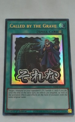 Called by the Grave RA05-EN117 Rarity Collection 5 1st Edition