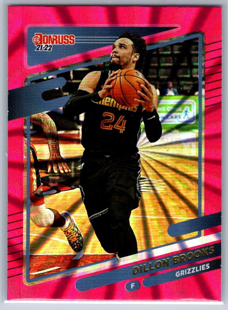 2021-22 Donruss Dillon Brooks Holo Pink Laser #50
