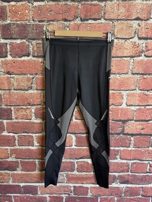 CW-X Leggings Womens M Black Joint Support Tight Compression Stretch Stabilyx