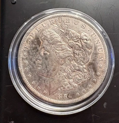 🔥1884-0 Morgan Dollar 90% Silver CoinSnap analysis is Fine to AU🔥