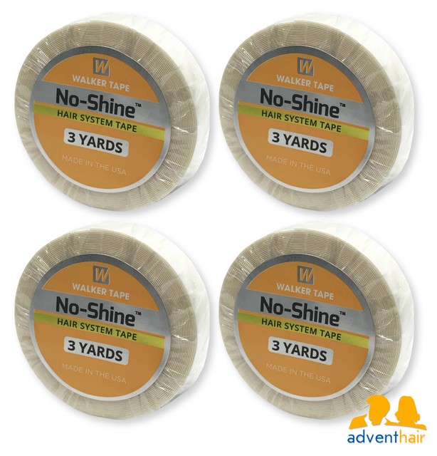 WALKER No Shine Bonding Tape Roll 1/2" x 3 yards, wig toupee hairpiece