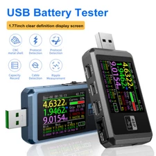 USB Battery Tester Voltmeter Ammeter Current Voltage Detector Type-C Fast Charge