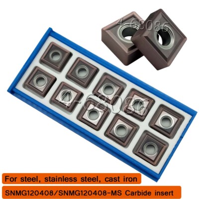 SNMG432-MS SNMG 120408 MS R0.8 Carbide inserts For stainless steel