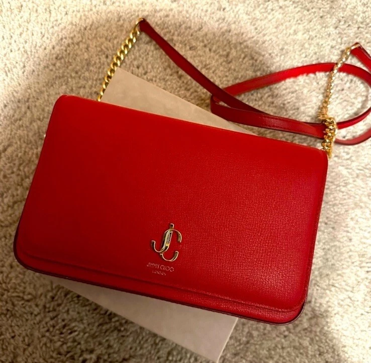 Jimmy Choo Red Bags & Handbags for Women for sale | eBay