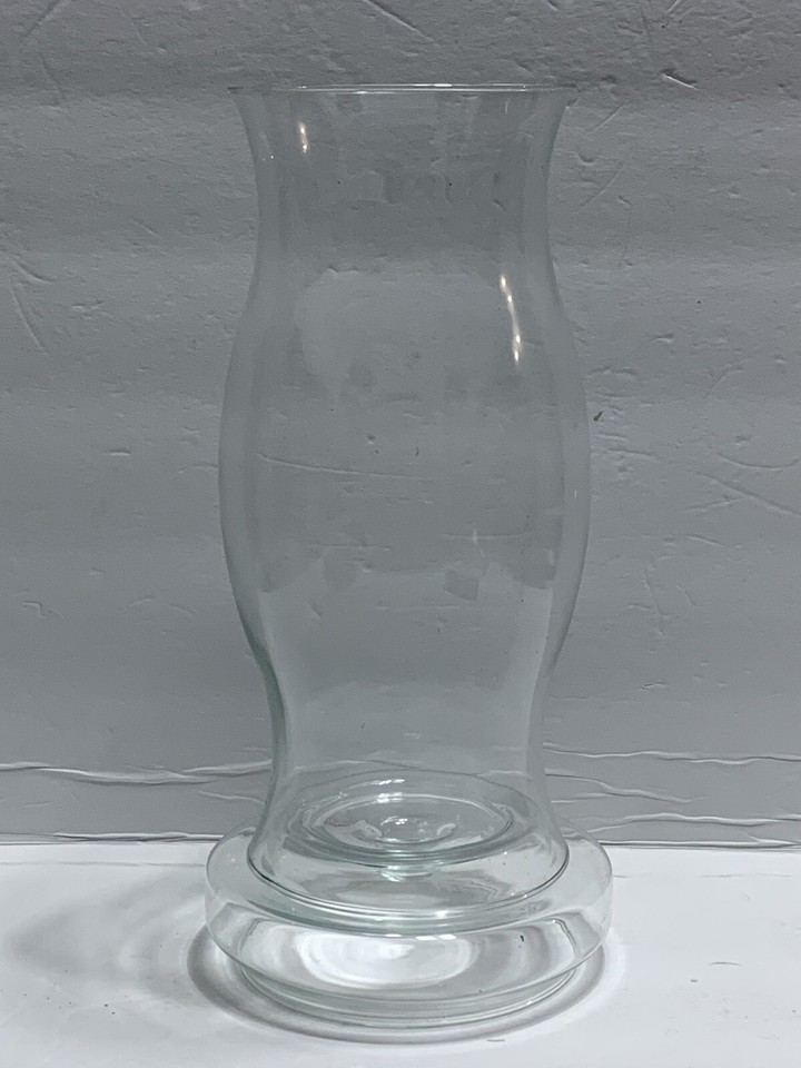 Vintage Chandelle Glass Hurricane Candle Lamp 11.5 Inch Chimney and one