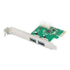 New 2 Port 5Gbps USB 3.0 PCI-E PCI Express Card Adapter for XP Vista Win 7 8
