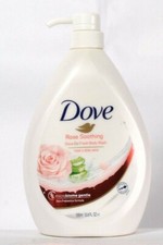 1 Bottle Dove 33.8 Oz Rose Soothing & Aloe Vera Go Fresh Body Wash 0.80 per gallon