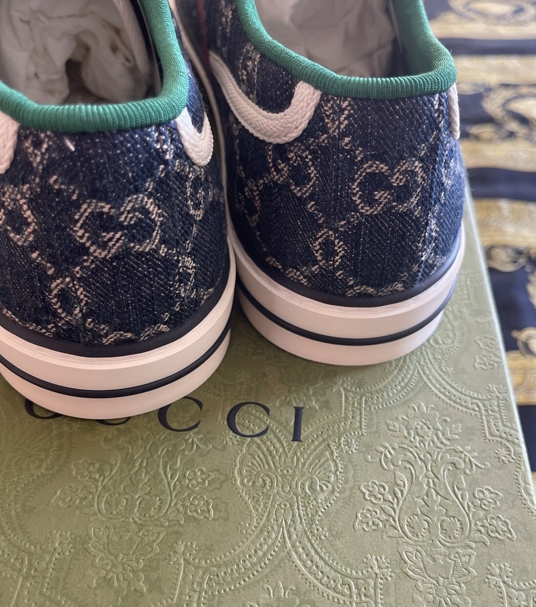 GUCCI デニムスニーカー テニス1977 ⭐︎美品⭐︎ GUCCI テニス1977 デニム スニーカー メンズ6 グッチ 美品
