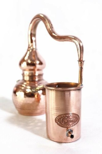 CopperGarden 0,5 Liter ALEMBIK Destille | Mini-Brennerei aus Kupfer | Brenngerät