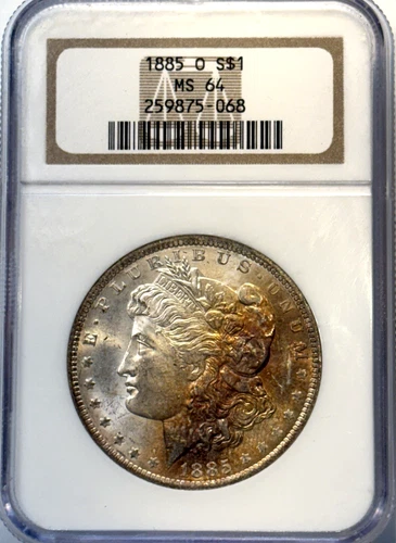 1885 O Toned Morgan $💎💎NGC MS 64💎💎Beautiful Soft Toner💎💎 ( SEE VIDEO )