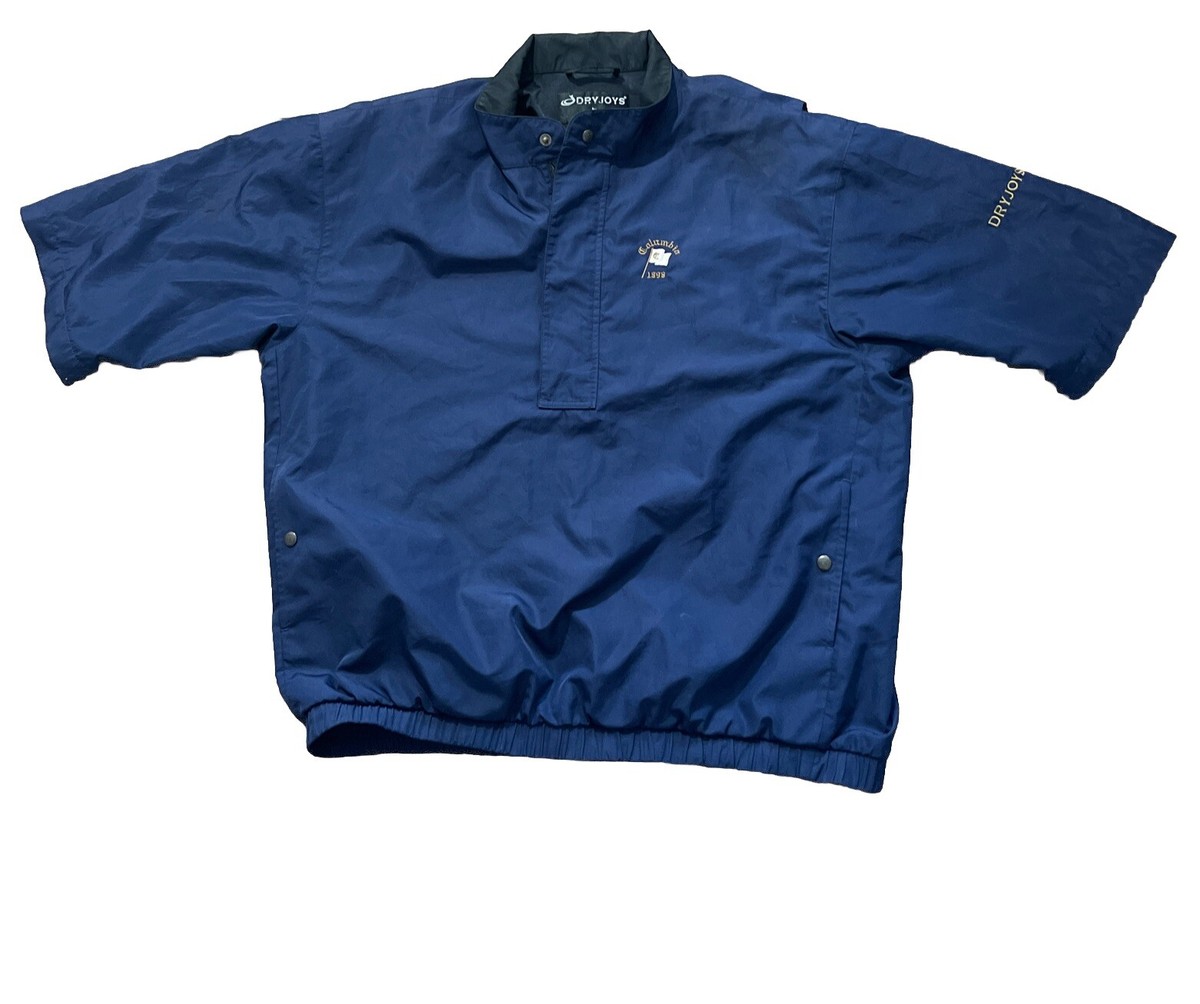 Veste FootJoy Dryjoys homme grand gris bleu 1/4 fermeture