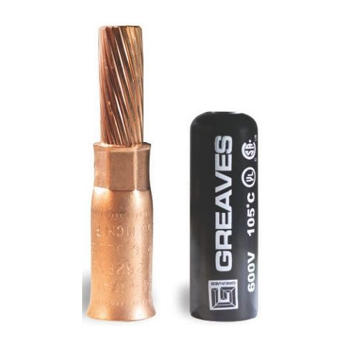 Greaves PT373FX350, 373.7 KCMIL Stranded, Copper, Compression Pin ...