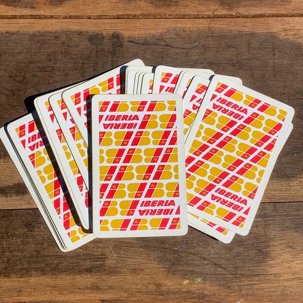 Vintage rare deck of cards Iberia from the famous Spanish brand Heraclio Fournie
