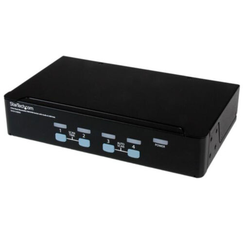 Startech.com SV431USBAE USB KVM Switch 4-Port Rackhalterung schwarz - Bild 1 von 7