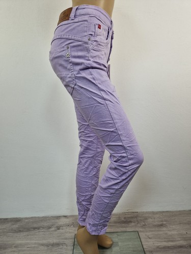 Karostar: TREND Boyfriend Baggy Jeans Hose 4 Farben Knopfleiste Gr. 38 - 48 - Bild 15 von 29