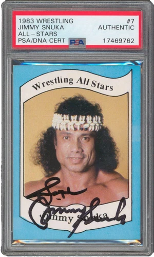 Jimmy Snuka Wrestling Original Autographed Photos
