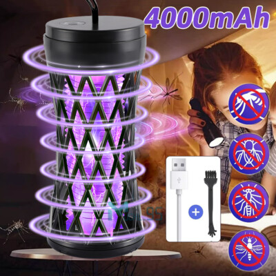 Electric Mosquito Zapper with LED Light UV Fly Insect Deterrent Pest Killer Lamp