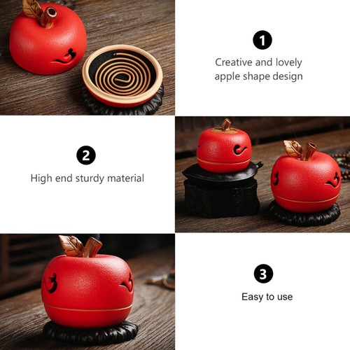 2 Pieces Incense Burner Ornaments Office Tabletop for Decoration - Afbeelding 11 van 12