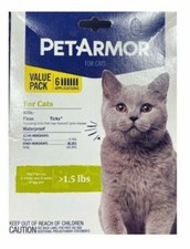 PetArmor Flea and Tick Treatment for Cats - Value Pack of 6