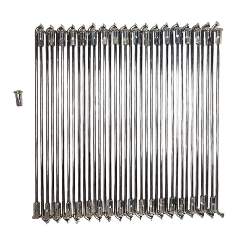 Rayons renforcés avec rivets pour restaurer la roue avant 21 pouces Kawasaki KX 500 84