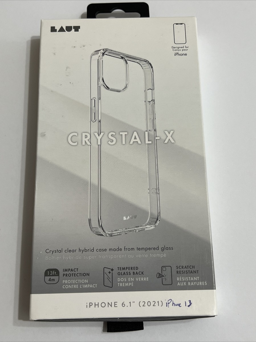 LAUT CRYSTAL-X Case for iPhone 13 Clear