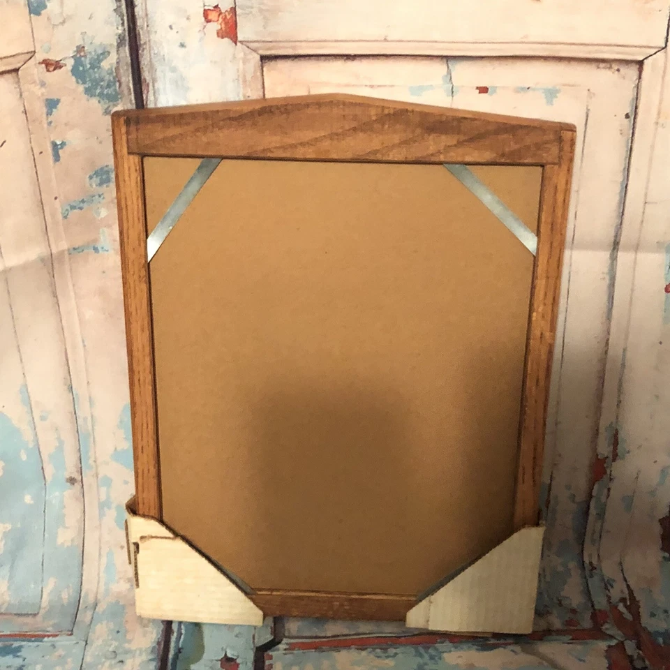 De colección Años 80 Robarb’s SCHOOL DAYS Marco Madera Roble Macizo Nietos ENMARCADO Colgante Foto 3 de 4